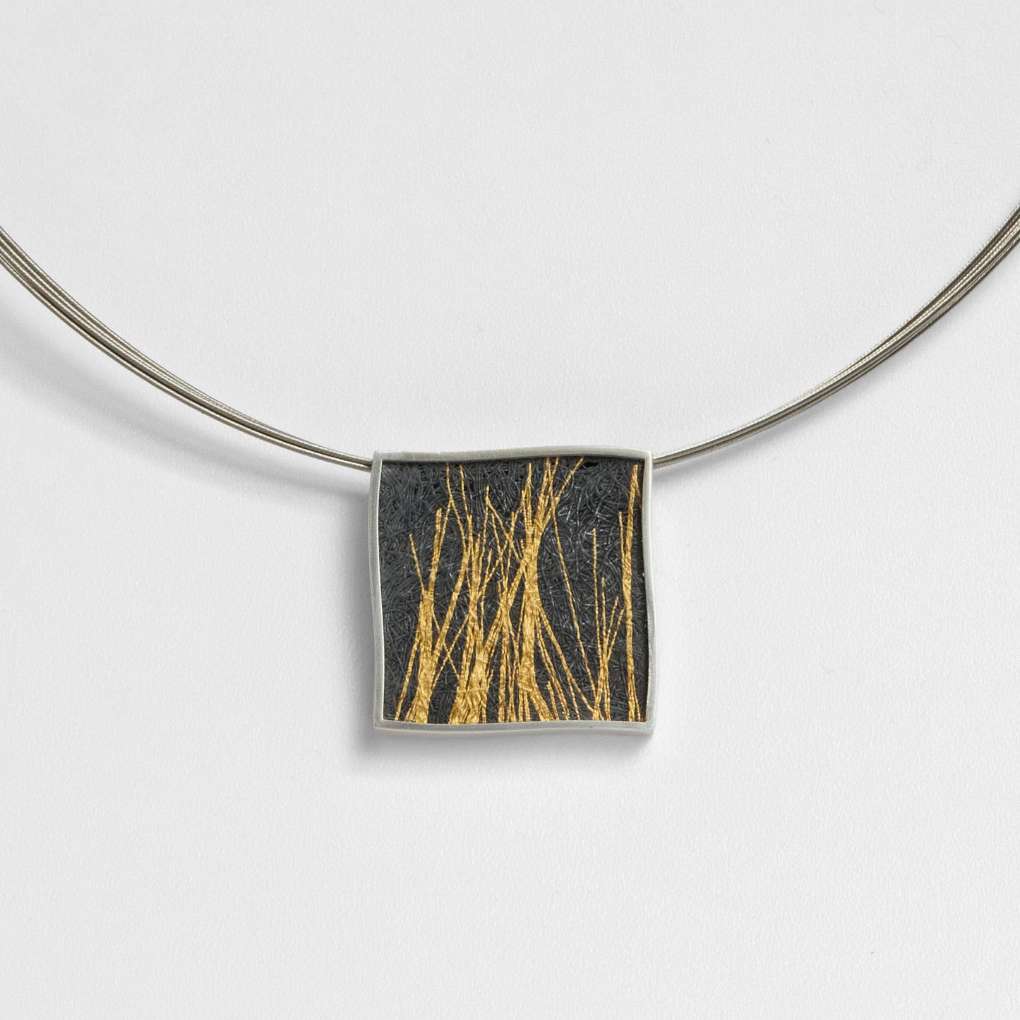 Pendant - Gold Grasses