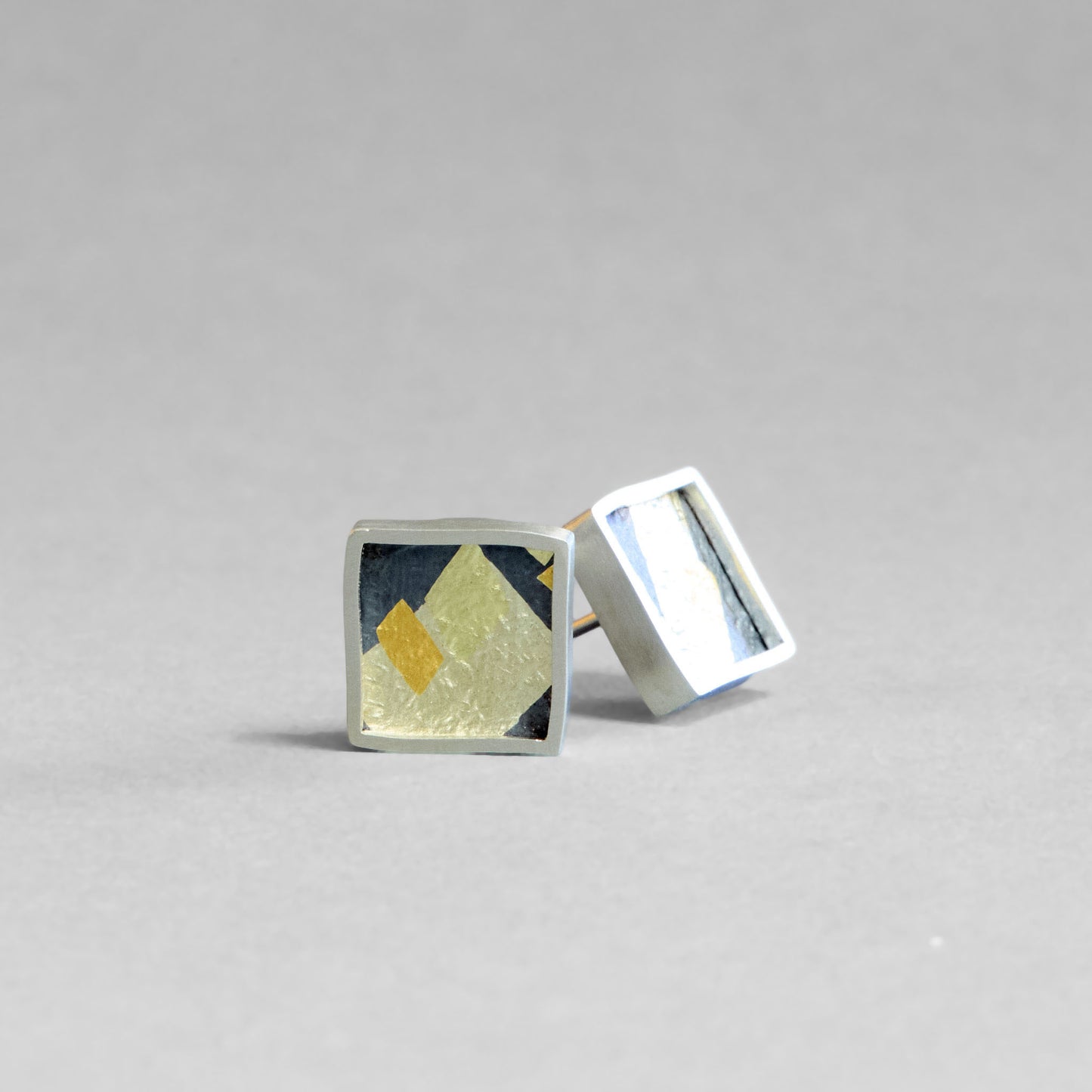 Gold Block Studs