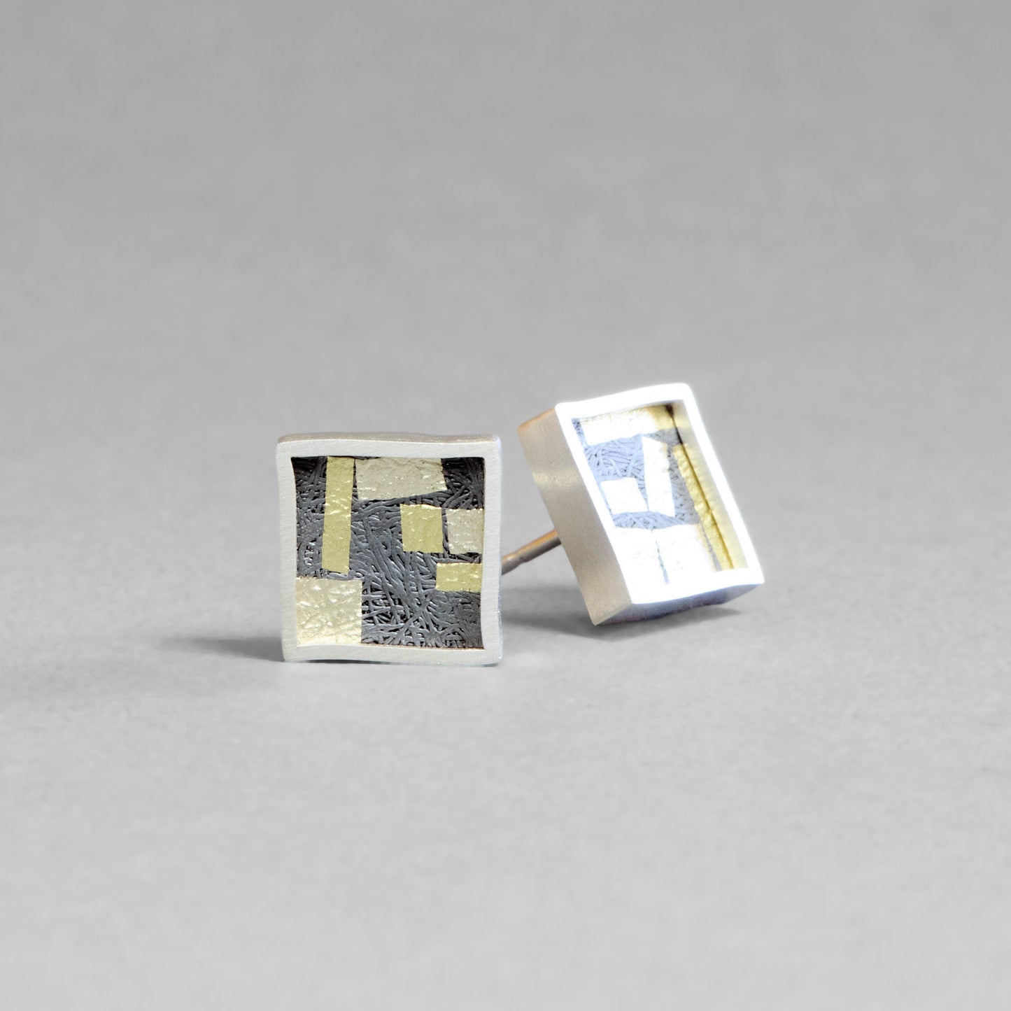 Gold Block Studs No.2