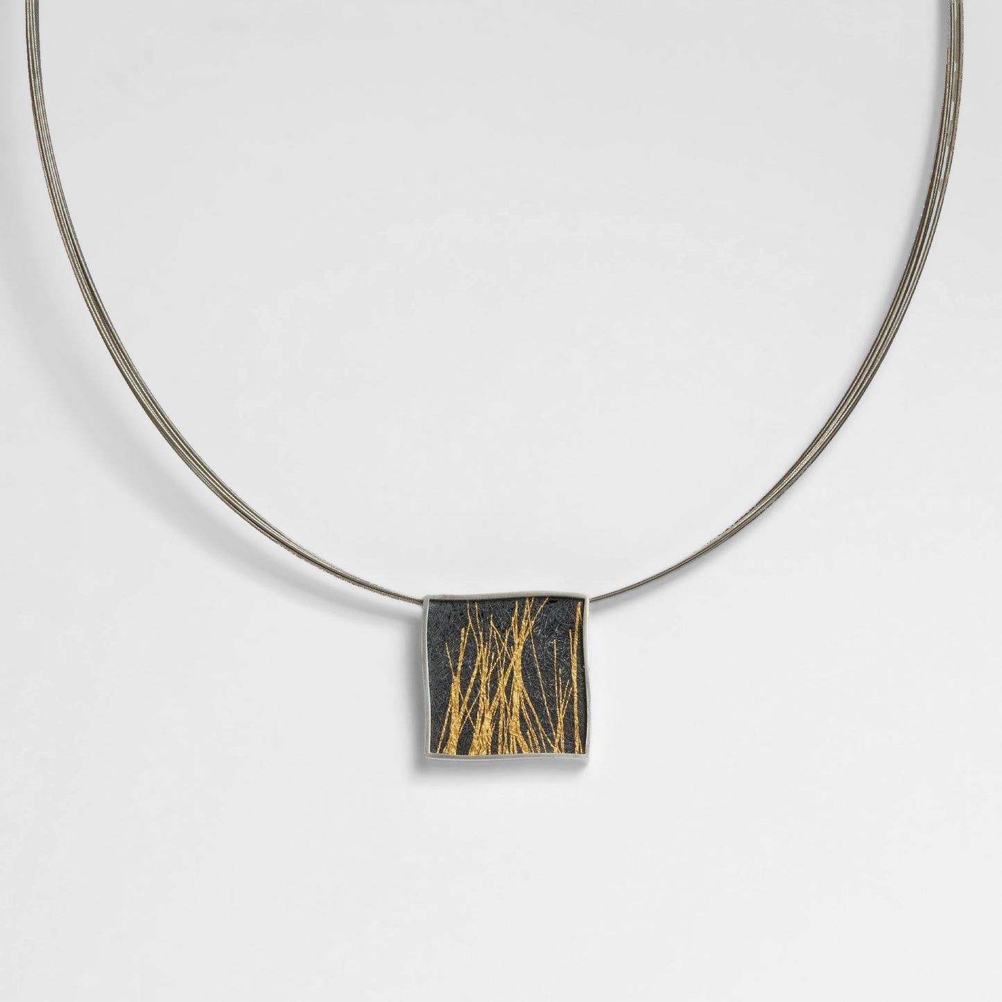 Pendant - Gold Grasses