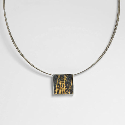 Pendant - Gold Grasses