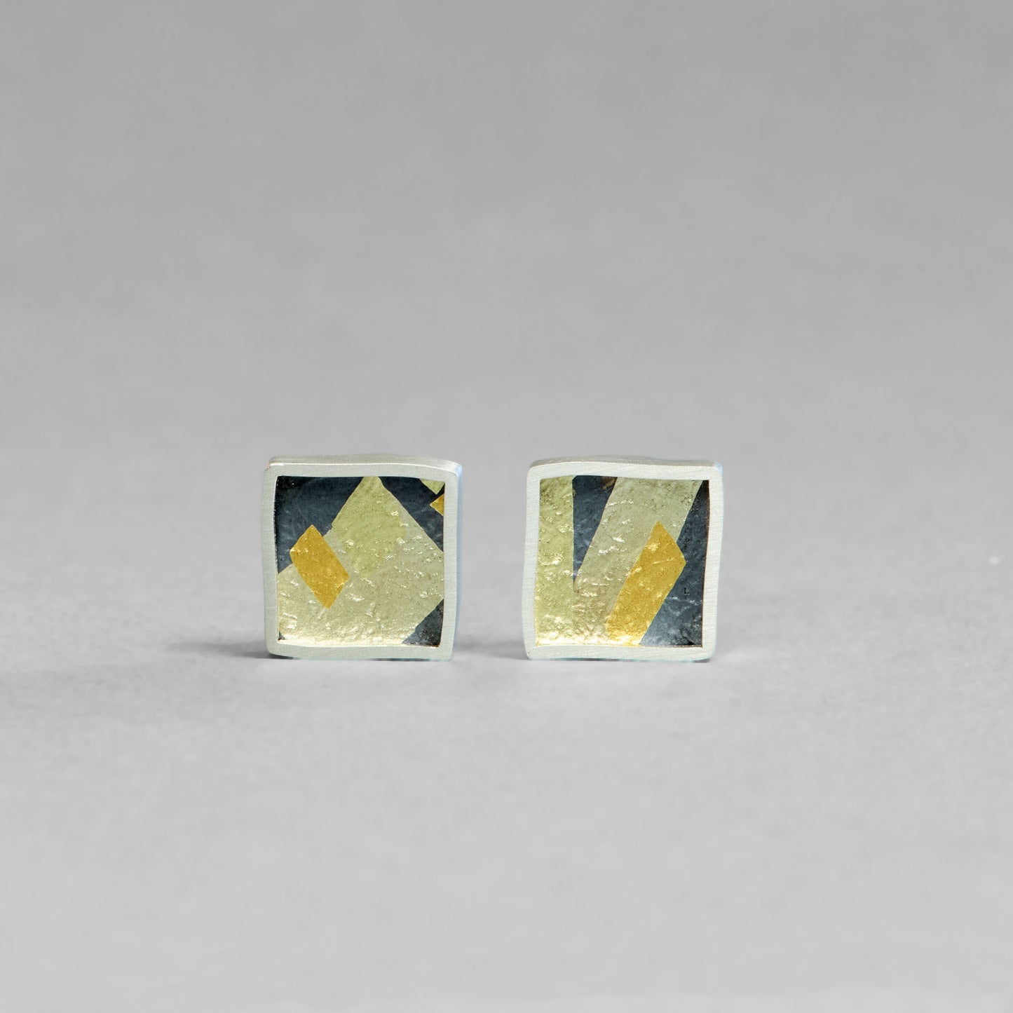 Gold Block Studs