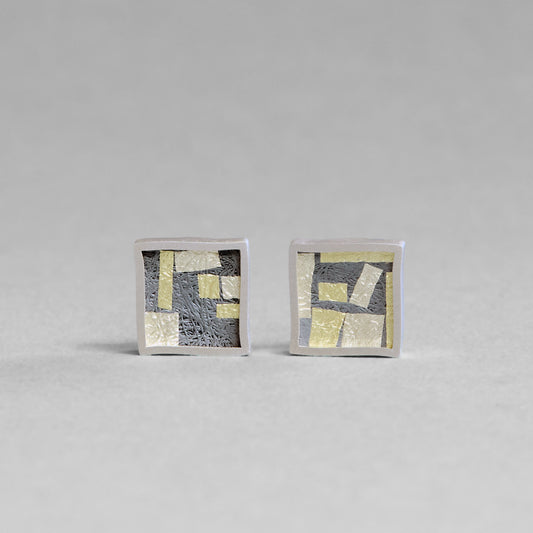 Gold Block Studs No.2
