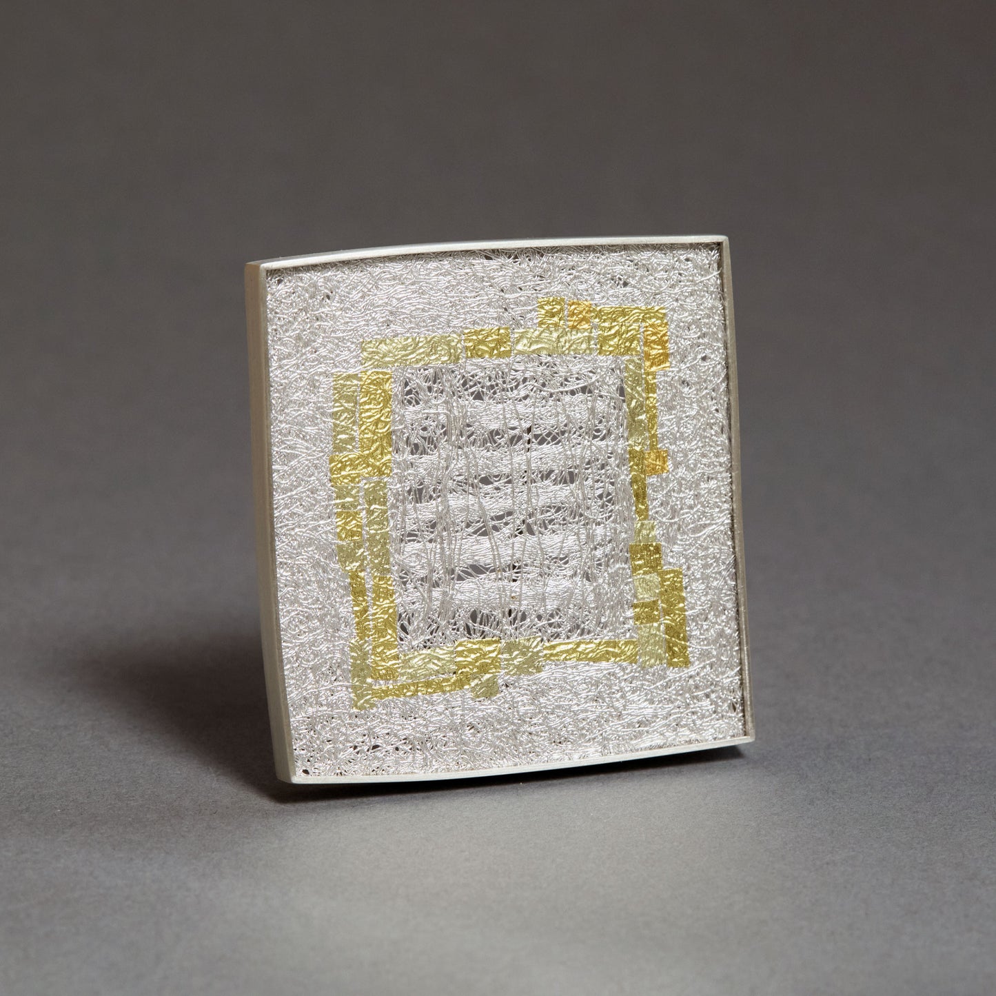 Brooch - Abstract Square